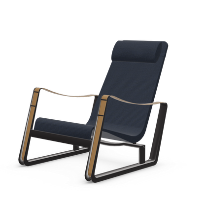 Cite Lounge Chair (deep black powder-coated (smooth)) by Vitra