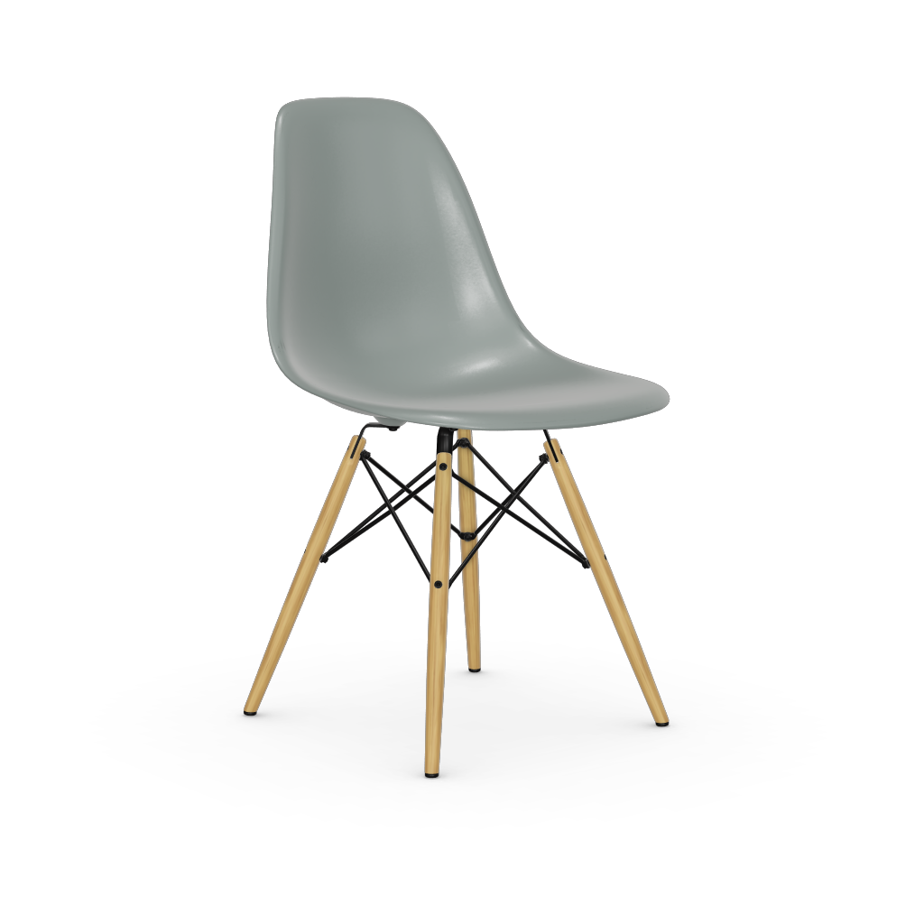 Eames Plastic Side Chair DSW (without upholstery).