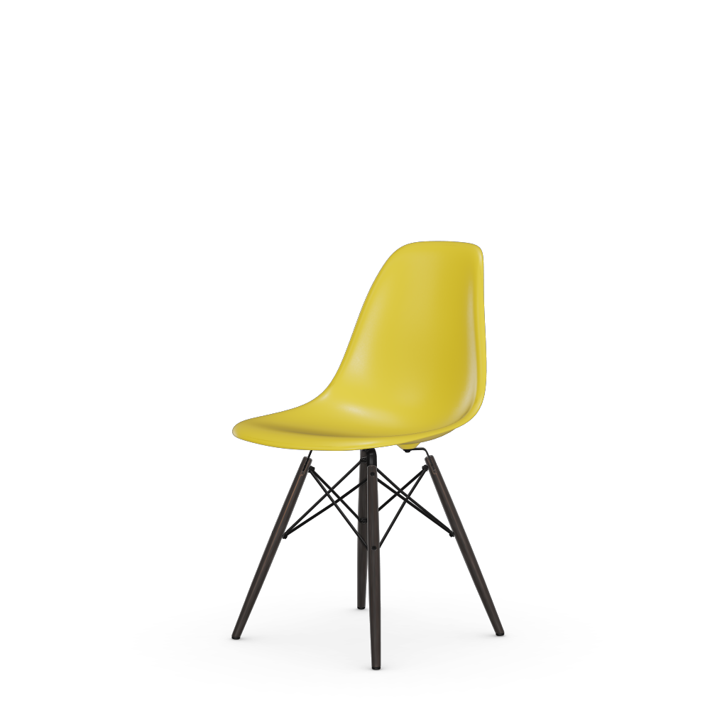 Eames Plastic Side Chair DSW (without upholstery).