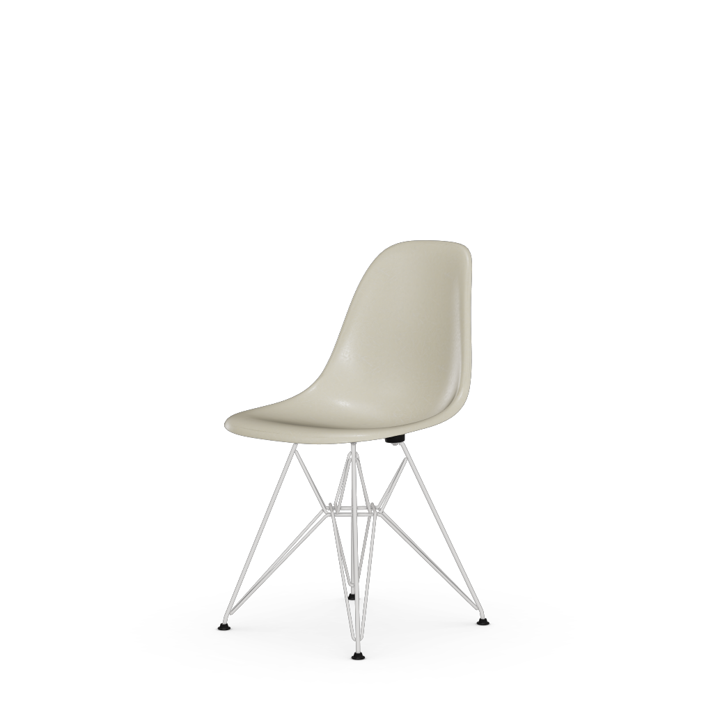Eames Fiberglass Side Chair DSR (without upholstery).