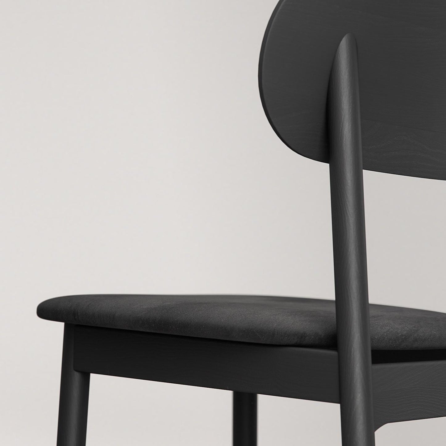 Decotique Elephant Dining Chair Black/Black Velvet