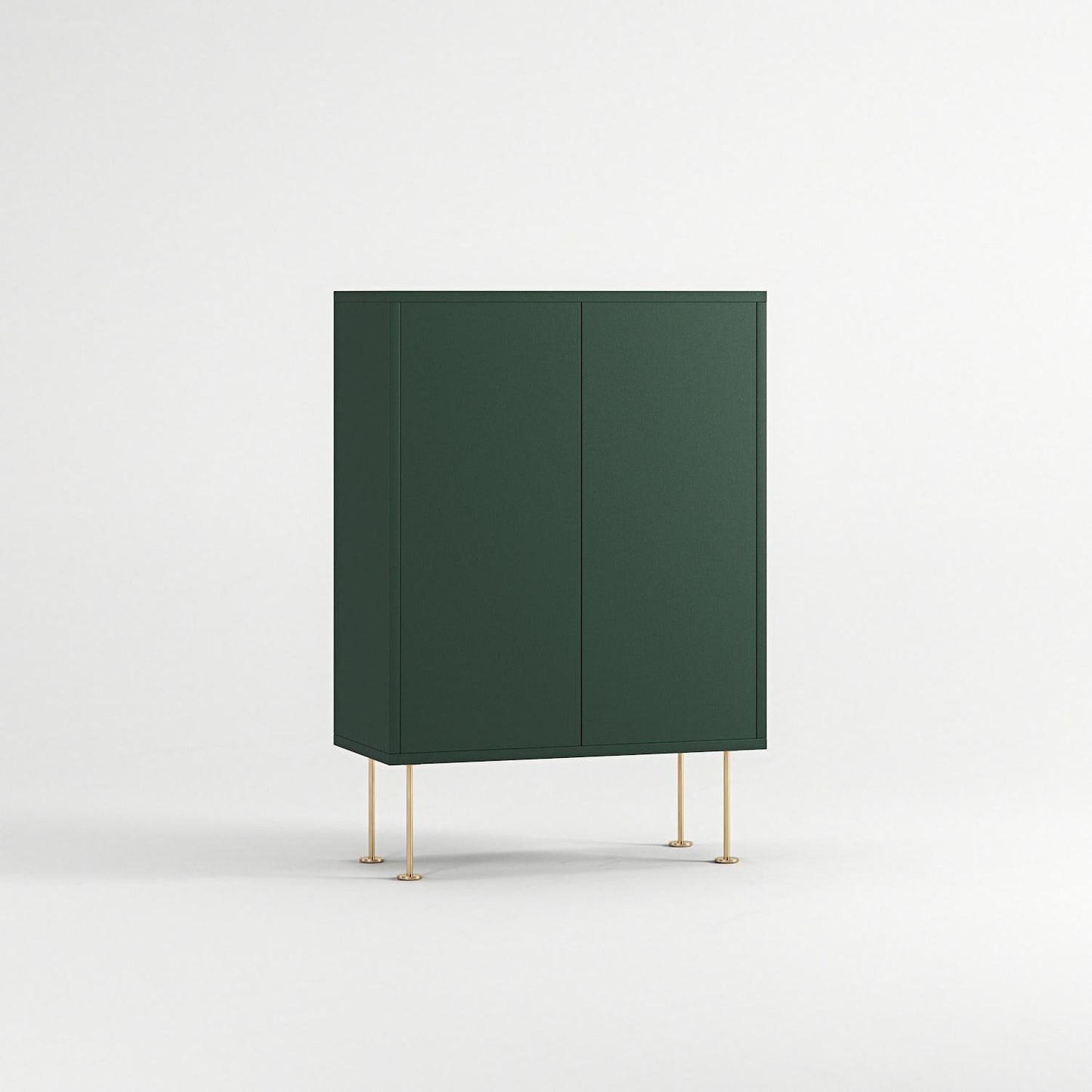 Decotique Vogue Cabinet 64 Green/Brass