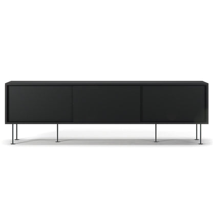 Decotique Vogue TV Bench With Legs 180 Anthracite/ Black