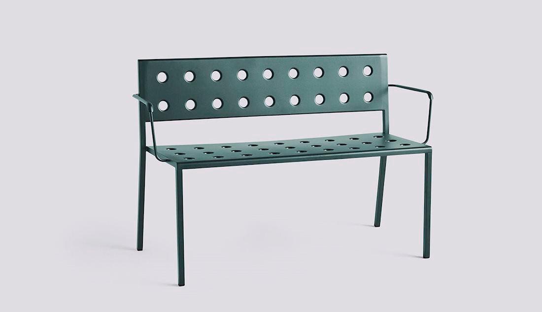 Balcony Dining Bench W. Arm.
