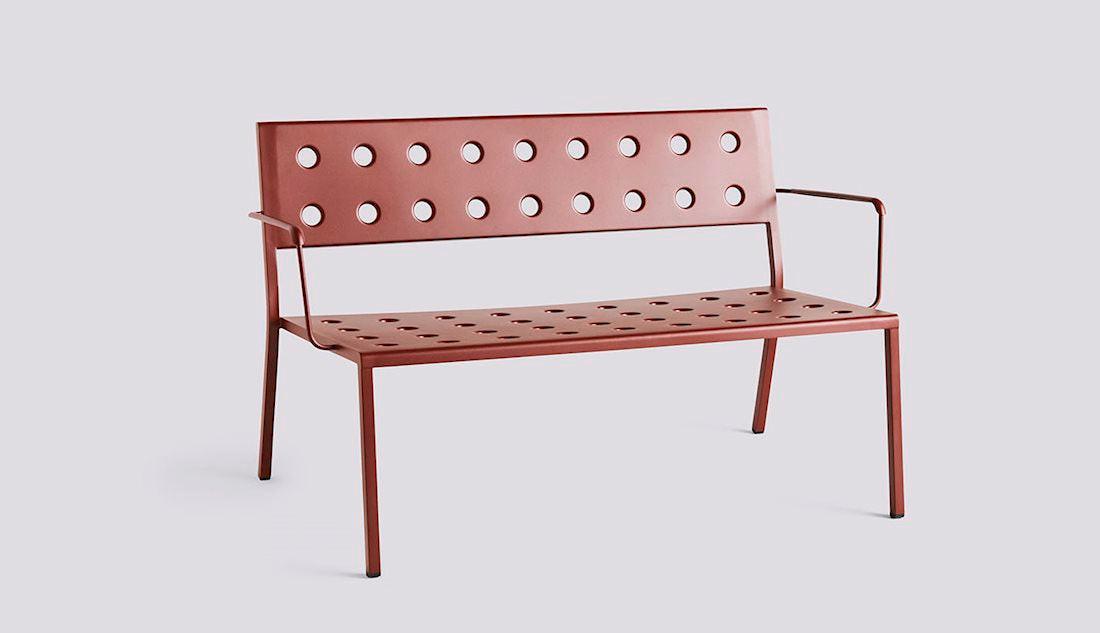 Balcony Lounge Bench W. Arm.