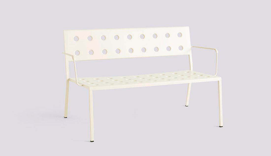 Balcony Lounge Bench W. Arm.