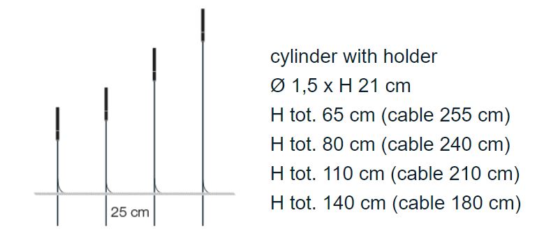 SYPHASERA - LED brass garden lamp post (Request Info).