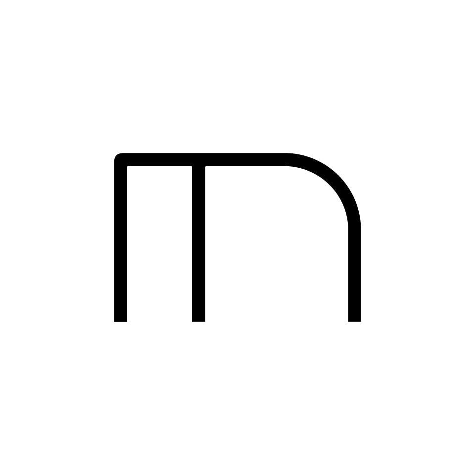 Alphabet of Light - Lowercase - Letter m Wall Lamp.