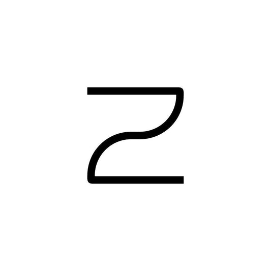Alphabet of Light - Lowercase - Letter z Wall Lamp.