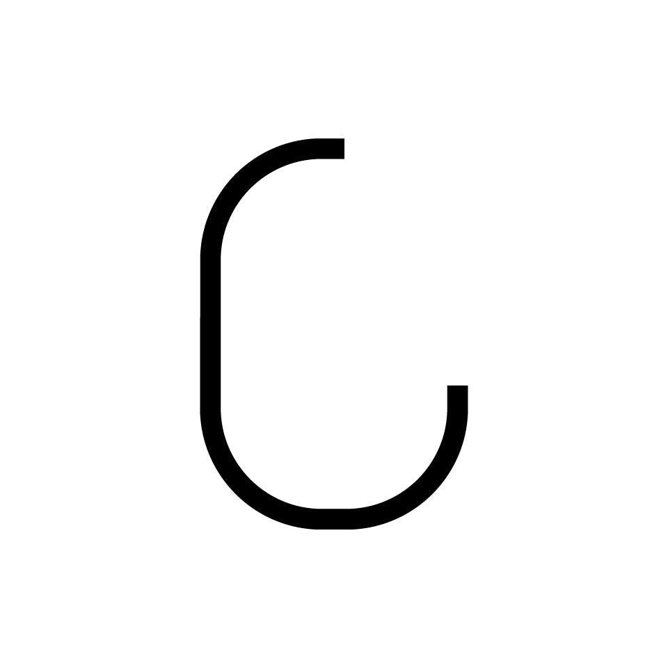 Alphabet of Light Mini - Uppercase - Letter C Wall Lamp (Request Info).