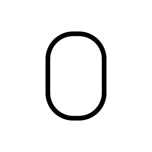 Alphabet of Light Mini - Uppercase - Letter O Wall Lamp (Request Info).