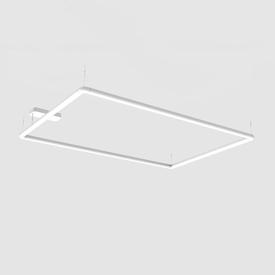 Alphabet of Light - Rectangular - Suspension Lamp.