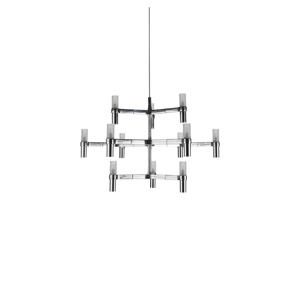 CROWN MINOR - Die cast aluminium chandelier.