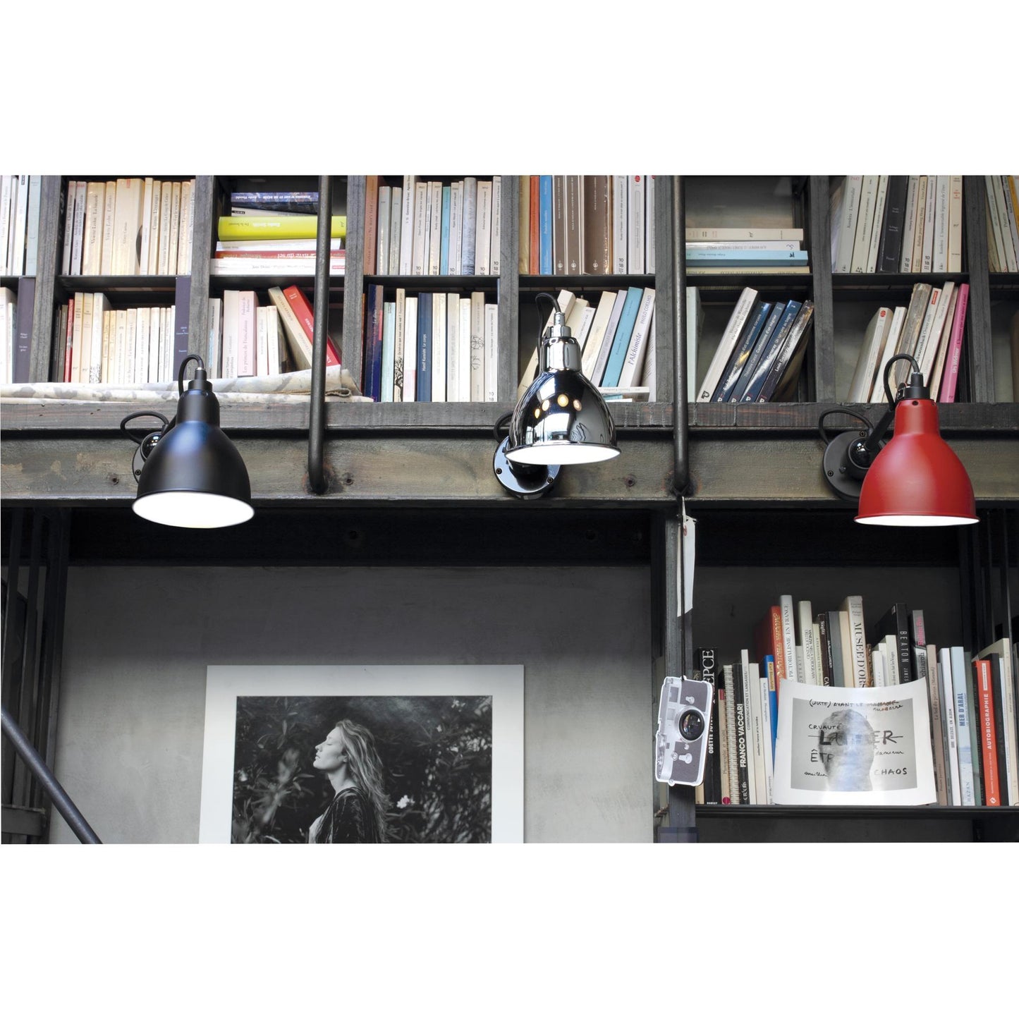 Lampe Gras N304 Wall Lamp Matt Black With On/Off