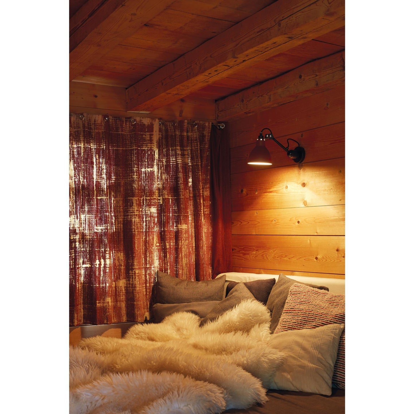 Lampe Gras N304 Wall Lamp Matt Black With On/Off