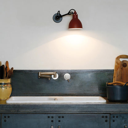 Lampe Gras N304 Wall Lamp Matt Black With On/Off