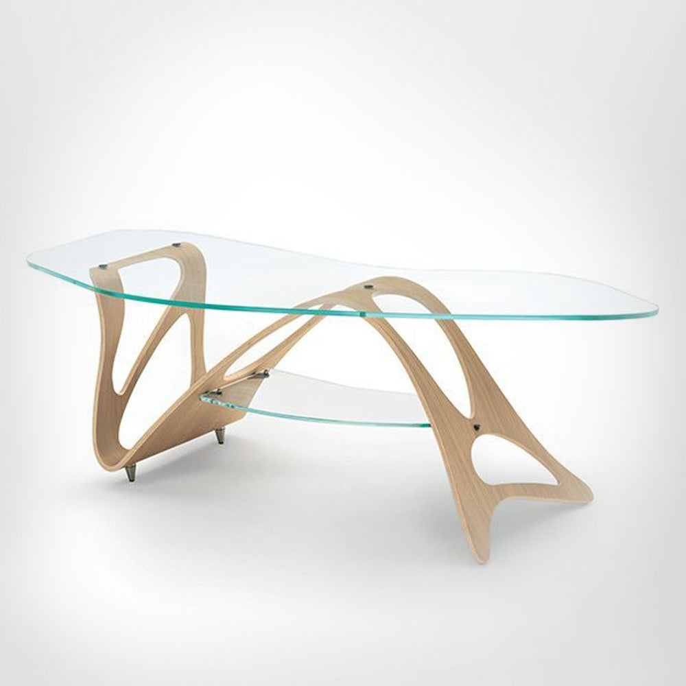 ARABESCO CM - Crystal coffee table for living room.