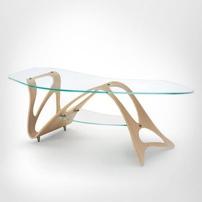 ARABESCO CM - Crystal coffee table for living room.