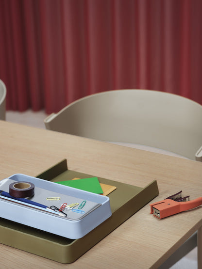 Arrange Desk Tray, 12 x 25 cm, light blue