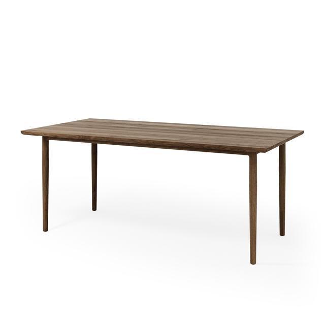 Decotique Eden Side Table Ø50 White Stone/ Dark Oak