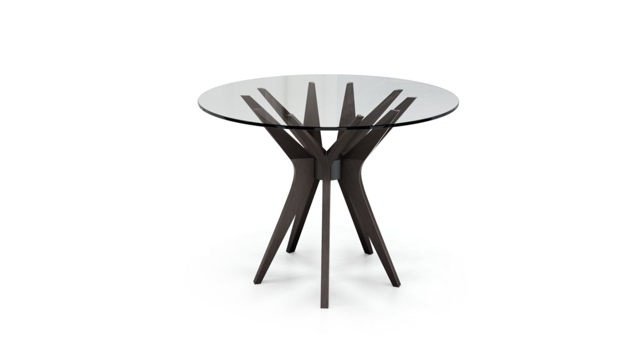 Aster Round Dining Table by Roche Bobois #ø100 / Ash wood : Wenge