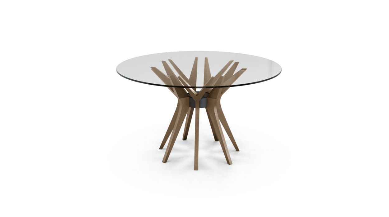 Aster Round Dining Table by Roche Bobois #ø130 / Ash wood : Alezan