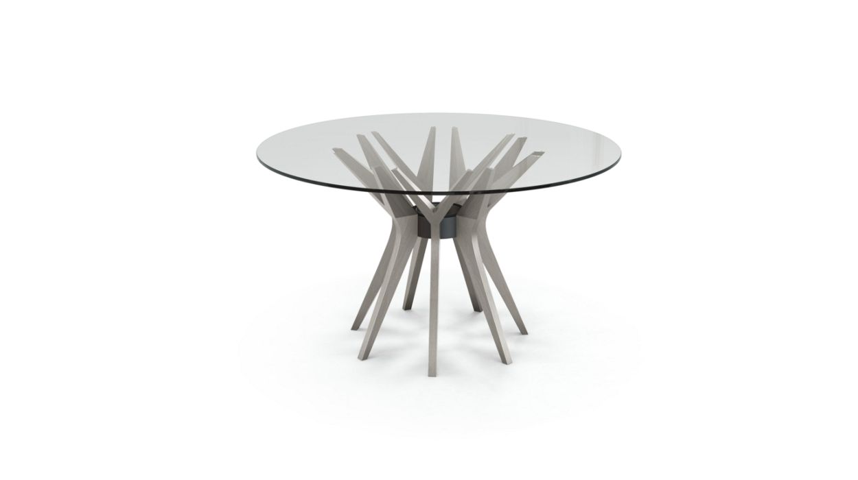 Aster Round Dining Table by Roche Bobois #ø130 / Ash wood : Bruyere