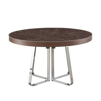 AVA - Extending round porcelain stoneware dining table (Request Info).
