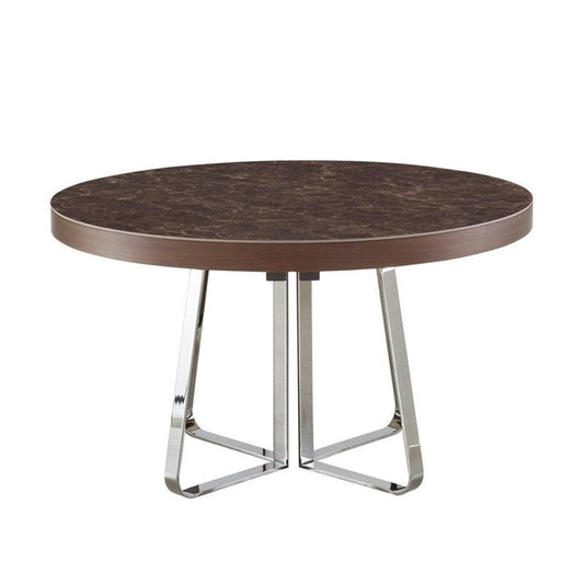 AVA - Extending round porcelain stoneware dining table (Request Info).