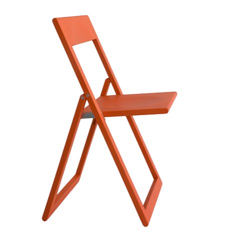 AVIVA - Folding solid wood chair.