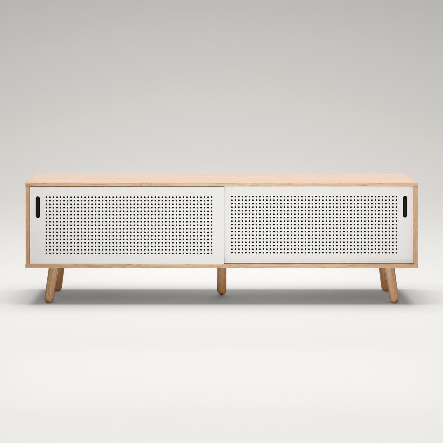 Department Ray TV Bench 180 cm Oak/White