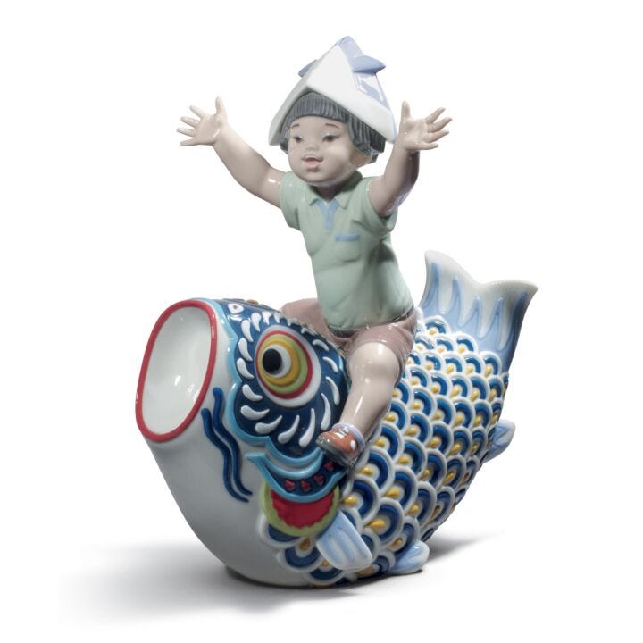 Happy Boy's Day Figurine by Lladró
