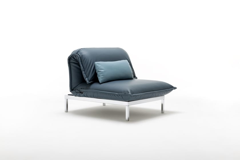 ROLF BENZ 340 NOVA - Leather Chaise longue (Request Info).