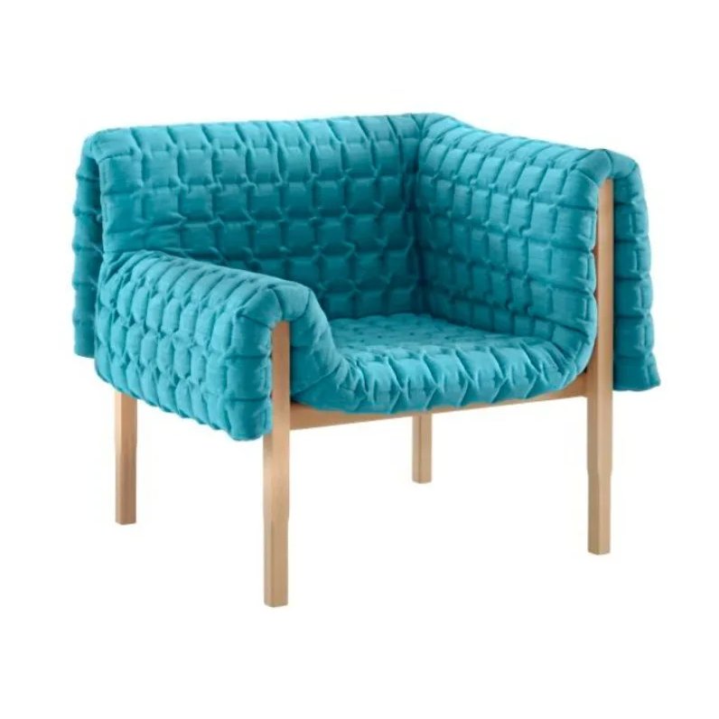 RUCHÉ - Fabric easy chair with armrests.