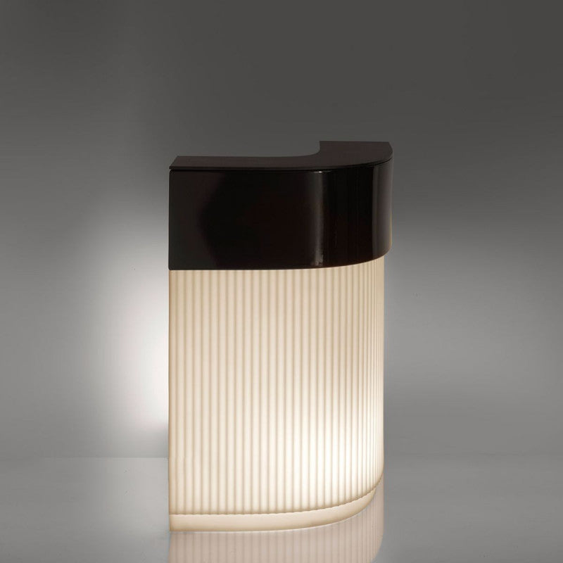 CORDIALE CORNER - Illuminated polyethylene bar counter.
