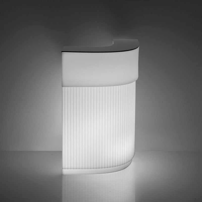 CORDIALE CORNER - Illuminated polyethylene bar counter.