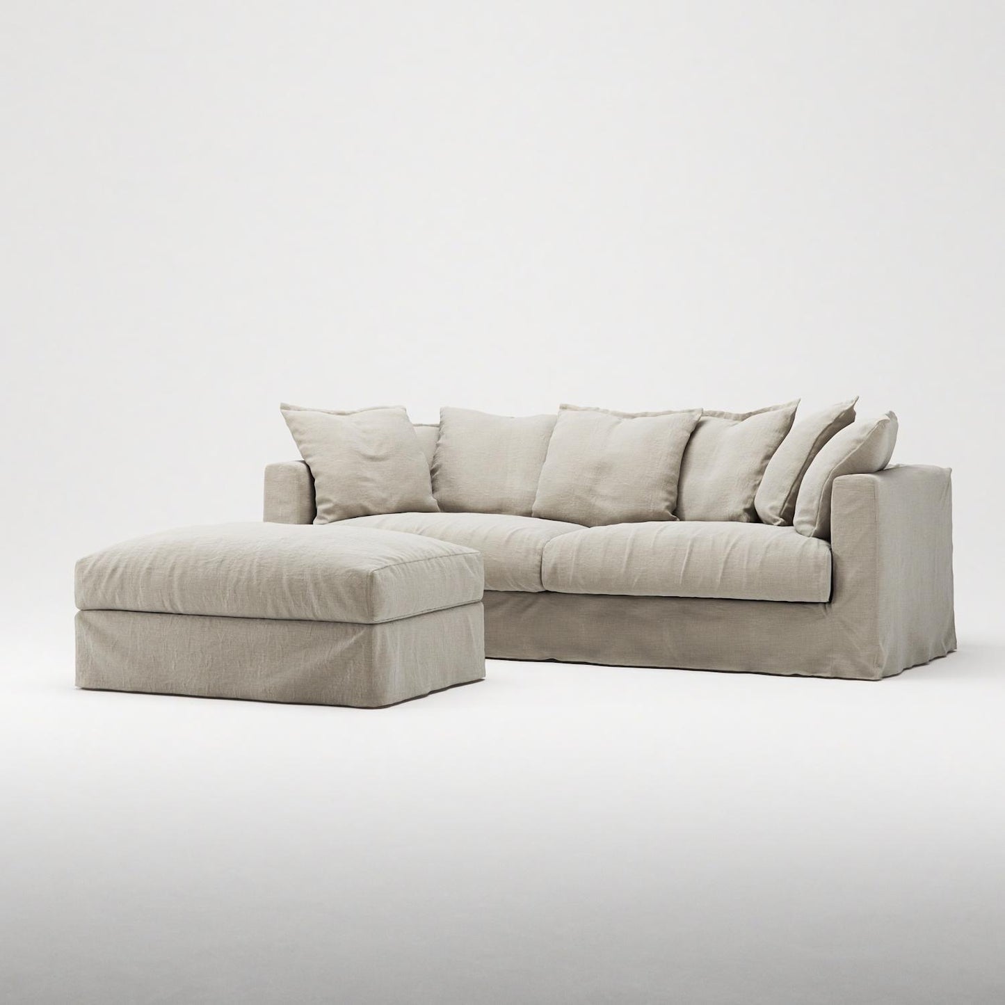 Decotique Le Grand Air Footstool Natural Blonde