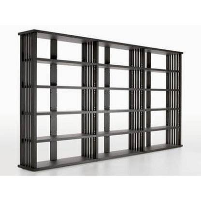 BIBLIA - Open sectional modular solid wood bookcase