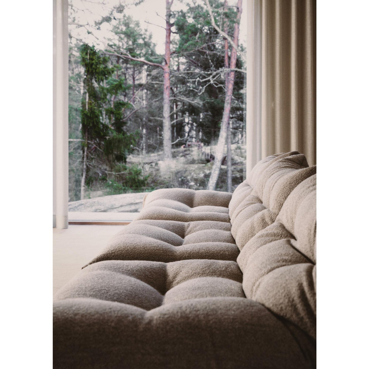 Decotique MONO Left Sofa Module Steam White