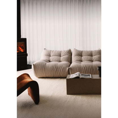 Decotique MONO 2-Seater Sofa Steam White