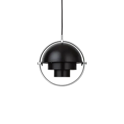 Multi-Lite Pendant Lamp by Gubi #Small/Black Semi Matt/Chrome