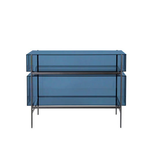 LYN EXTENDED - Glass sideboard.