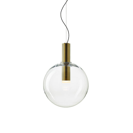 PHENOMENA - Large Sphere Blown glass pendant lamp.