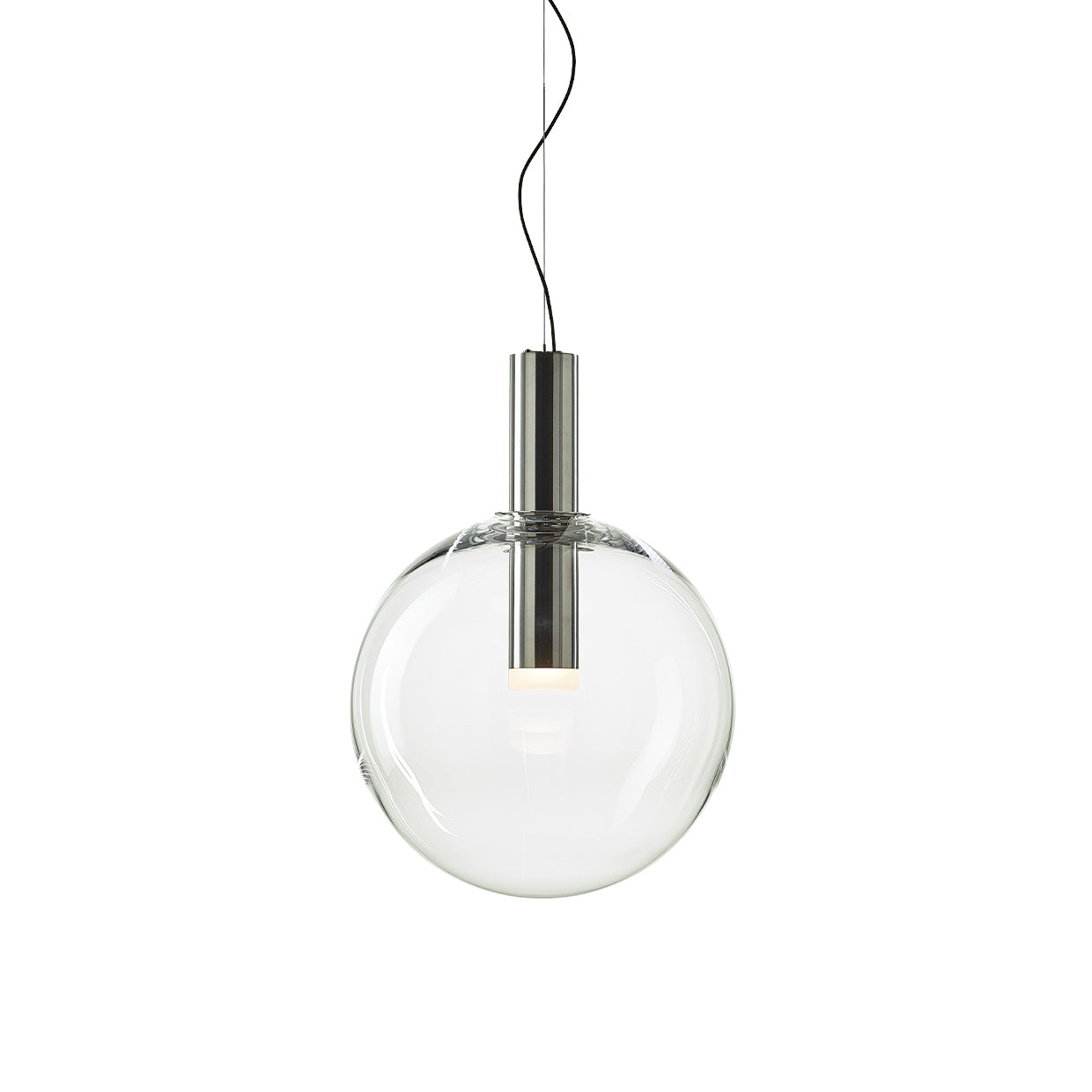 PHENOMENA - Large Sphere Blown glass pendant lamp.