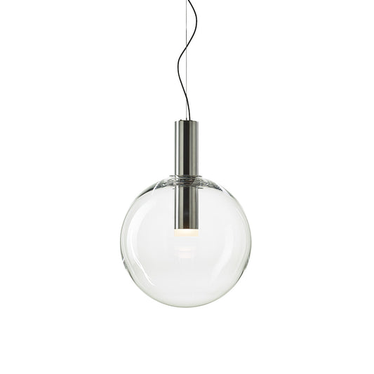 PHENOMENA - Large Sphere Blown glass pendant lamp.