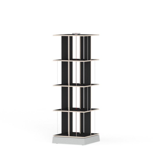 [Domestic Stock] BUCHSTABLER / Model-4 Tier / Color-Bi-color Black