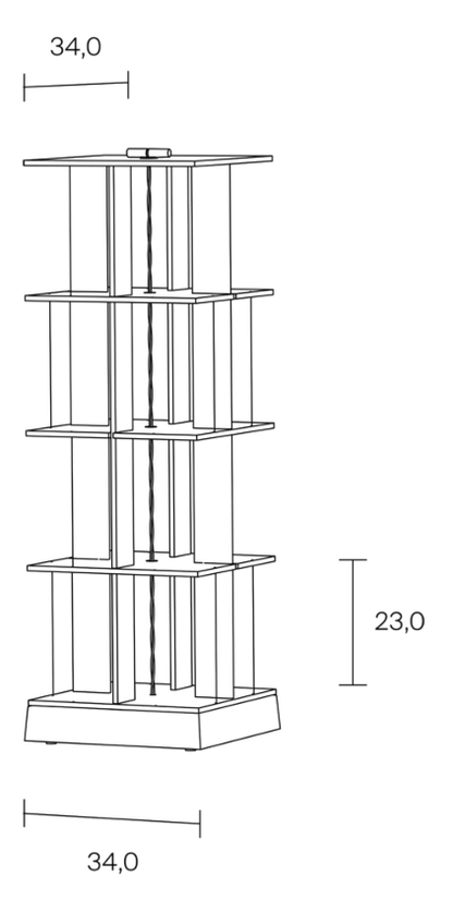 [Domestic Stock] BUCHSTABLER / Model-4 Tier / Color-Bi-color Black