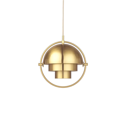 Multi-Lite Pendant Lamp by Gubi #Small/Shiny Brass/Brass