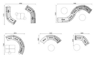 BRERA a system of sofas (Category - Fabric | Cat.B).