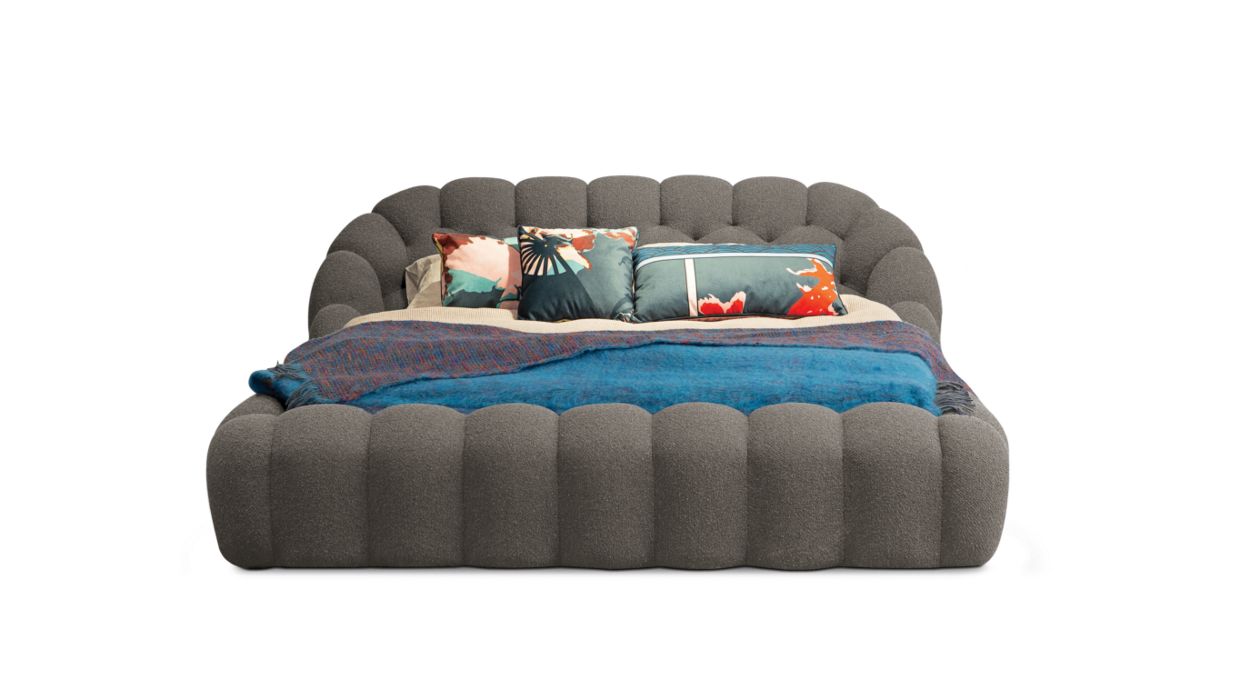 Bubble Bed by Roche Bobois #Tissu Orsetto Flex/Taupe